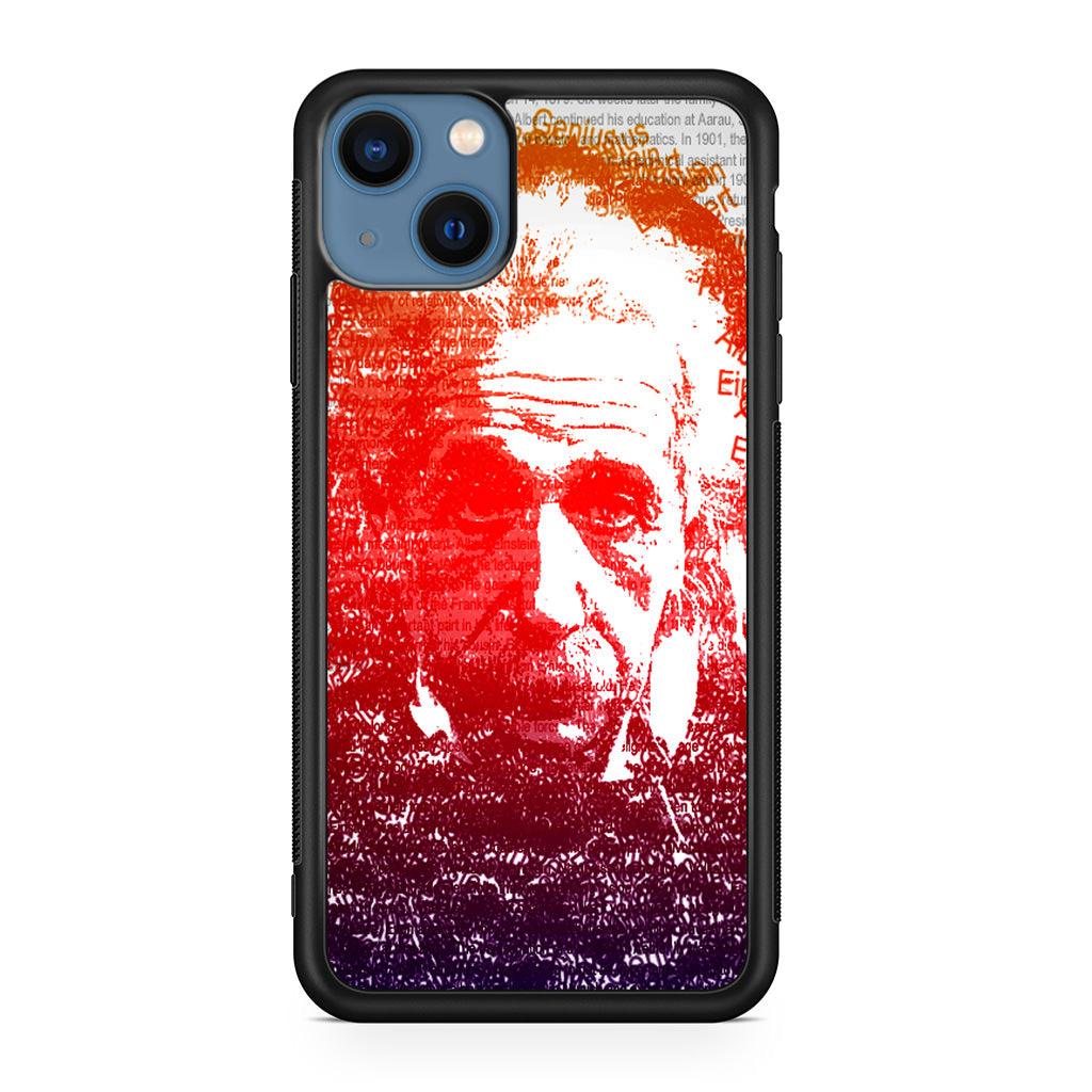 Albert Einstein Art iPhone 13 / 13 mini Case