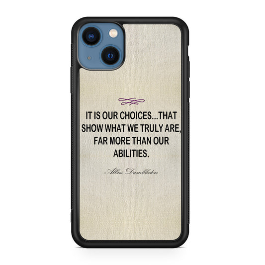 Albus Dumbledore Quote iPhone 13 / 13 mini Case