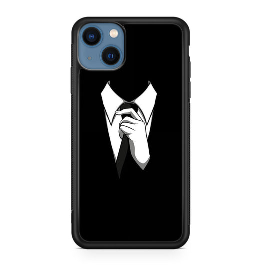 Anonymous Black White Tie iPhone 13 / 13 mini Case