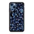 Blue Diamonds Pattern iPhone 13 / 13 mini Case