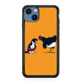 Cat Chicken Yellow Underwear Cute iPhone 13 / 13 mini Case