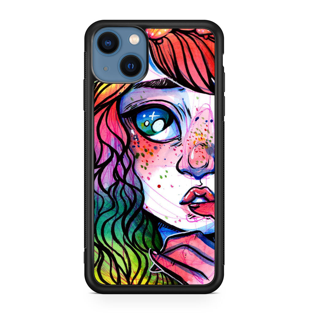 Eyes And Braids iPhone 13 / 13 mini Case