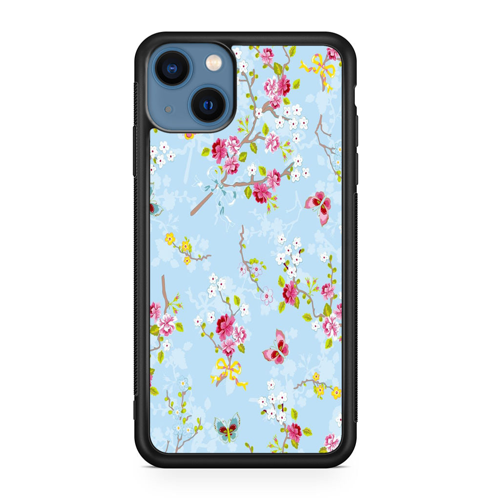 Floral Summer Wind iPhone 13 / 13 mini Case