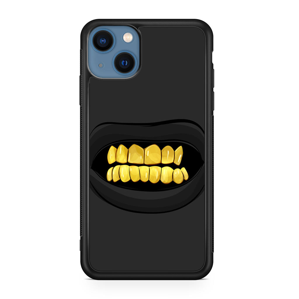 Gold Grillz iPhone 13 / 13 mini Case