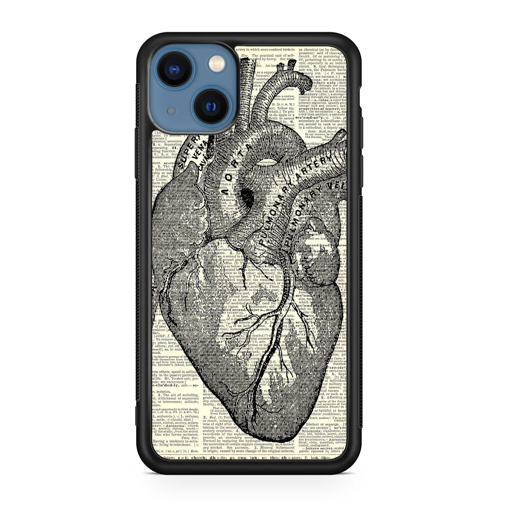 Heart Book Art iPhone 13 / 13 mini Case