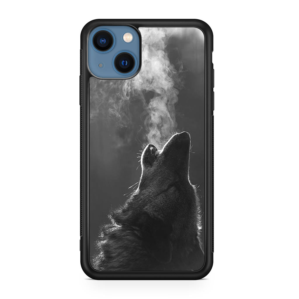 Howling Wolves Black and White iPhone 13 / 13 mini Case