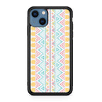 Peach Aztec Pattern iPhone 13 / 13 mini Case