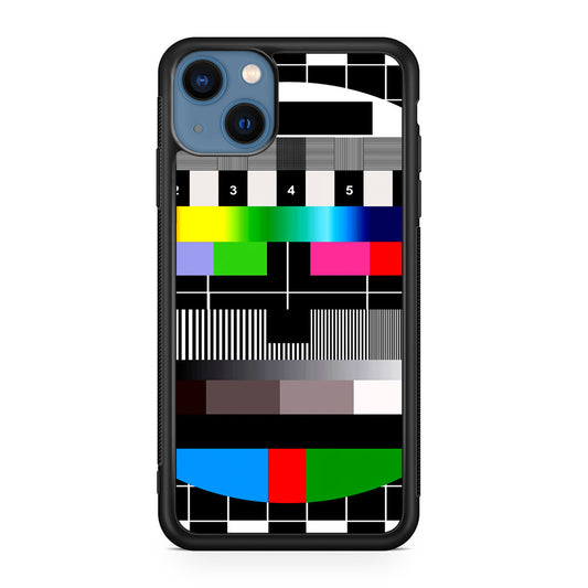 Scheme Pause TV Colorful Mesh iPhone 13 / 13 mini Case