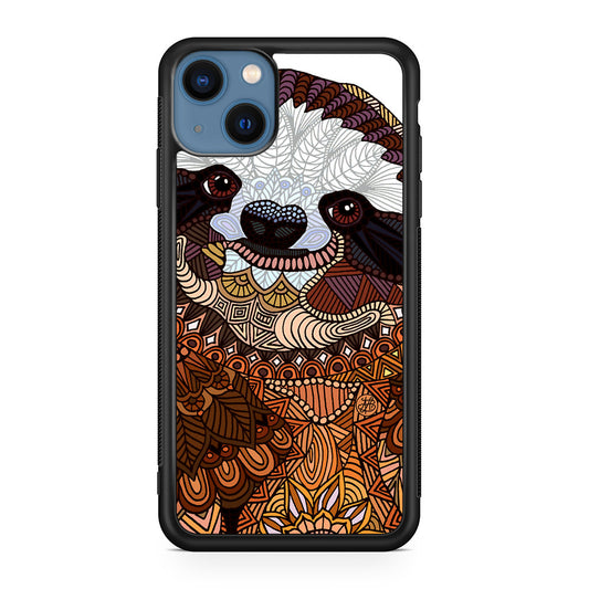 Sloth Ethnic Pattern iPhone 13 / 13 mini Case