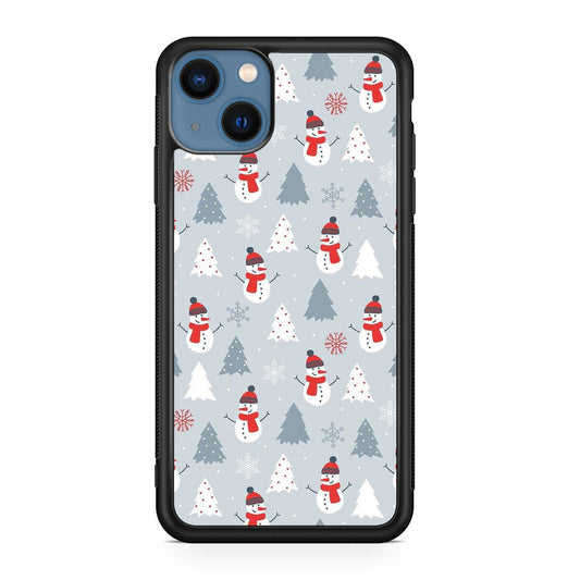 Snowmans Pattern iPhone 13 / 13 mini Case