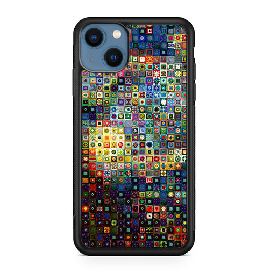 Starry Night Tiles iPhone 13 / 13 mini Case