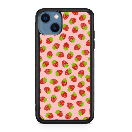 Strawberries Pattern iPhone 13 / 13 mini Case