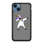 Unicorn Dabbing Grey iPhone 13 / 13 mini Case