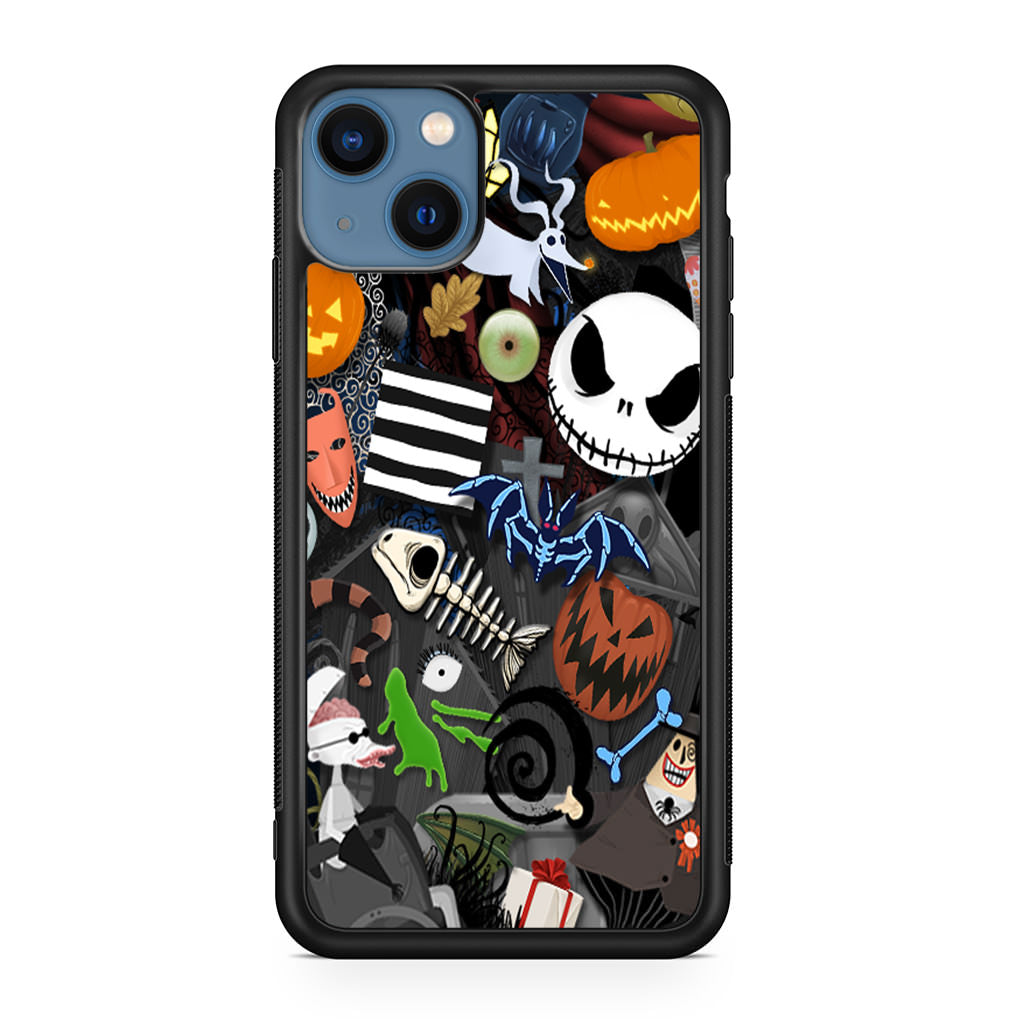 Nightmare Before Chrismast Collage iPhone 13 / 13 mini Case