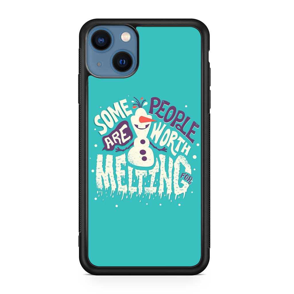 Olaf Frozen Is Melting iPhone 13 / 13 mini Case