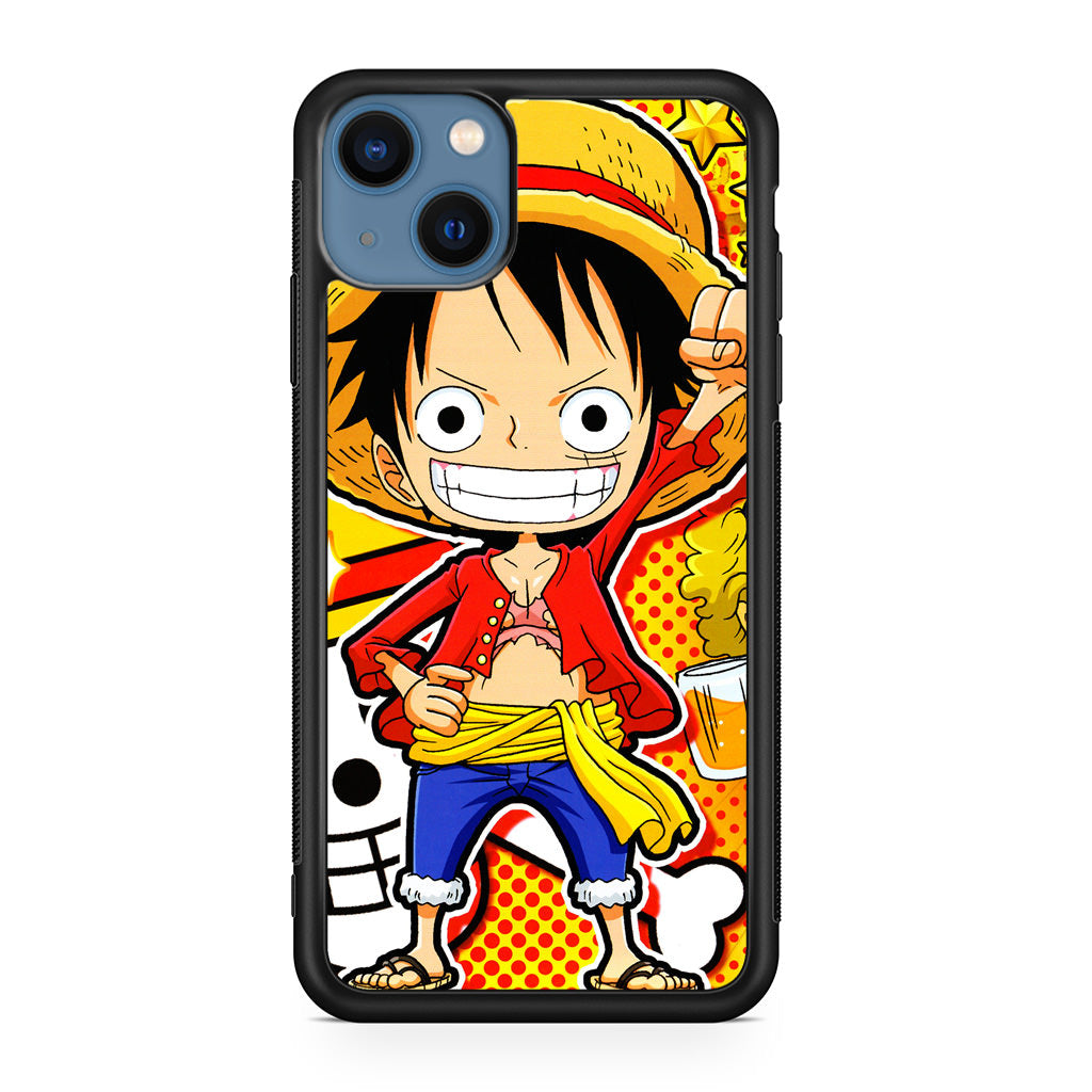 One Piece Cute Luffy iPhone 13 / 13 mini Case