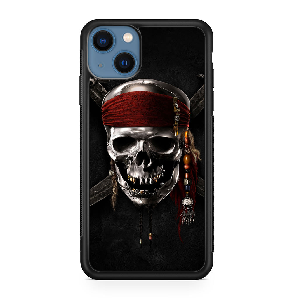 Pirates Of Carribean Skull iPhone 13 / 13 mini Case