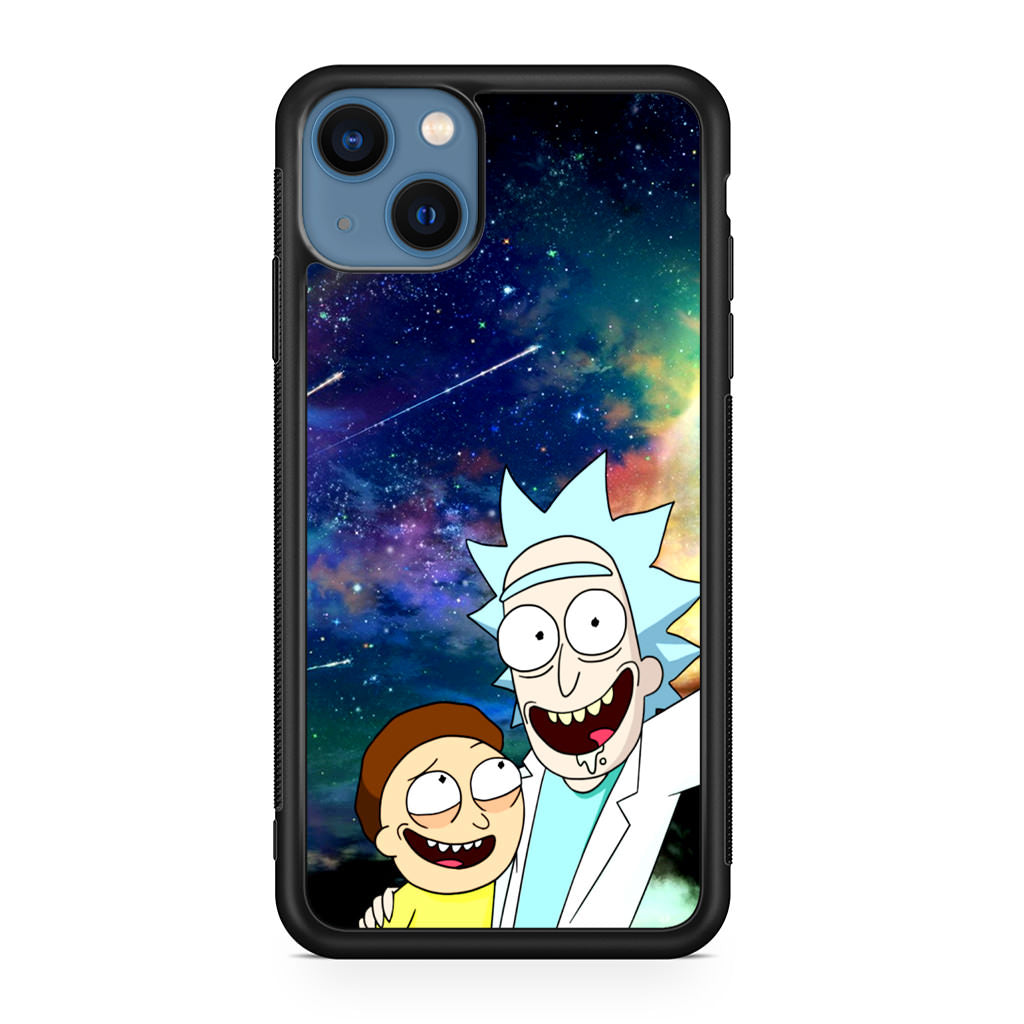 Rick And Morty In The Space iPhone 13 / 13 mini Case