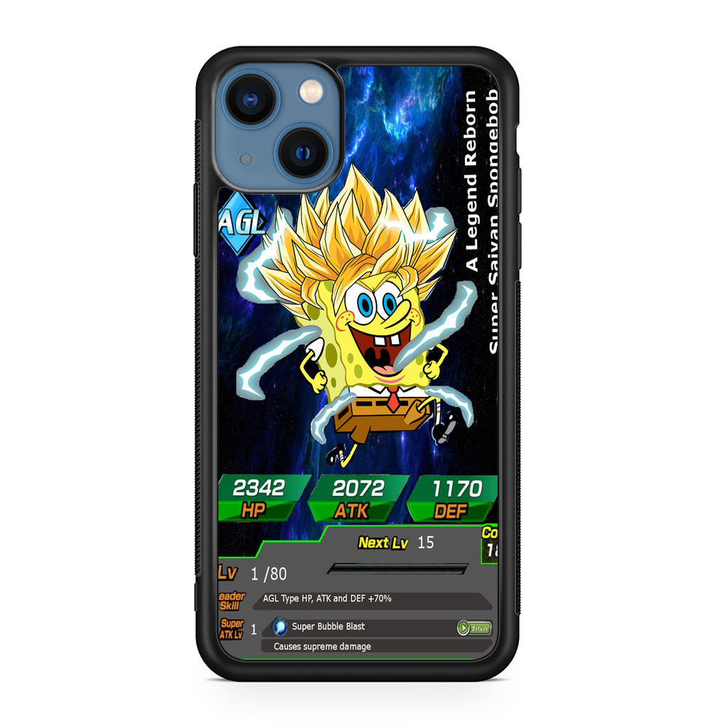 Super Saiyan Spongebob Card iPhone 13 / 13 mini Case