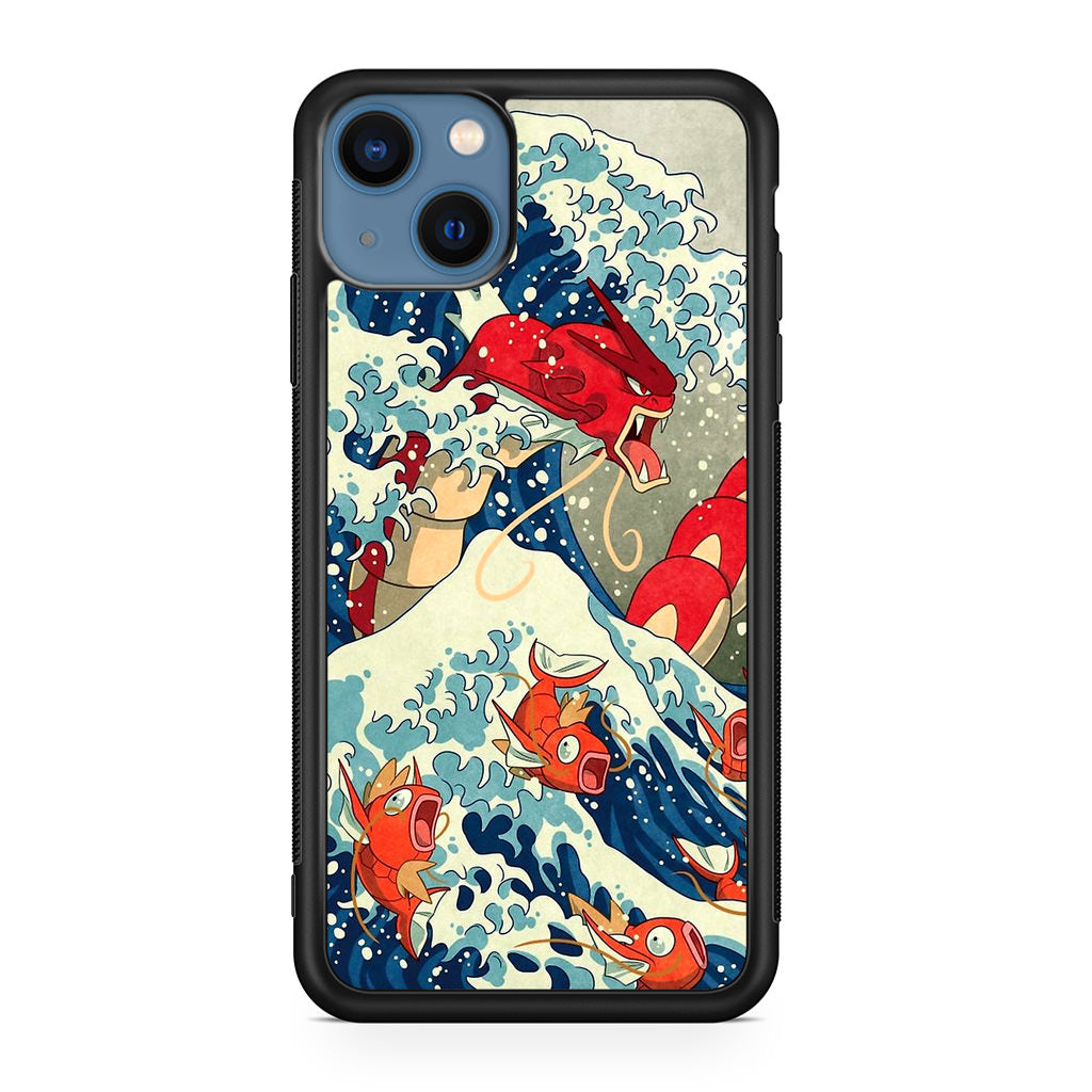 The Great Wave Of Gyarados iPhone 13 / 13 mini Case