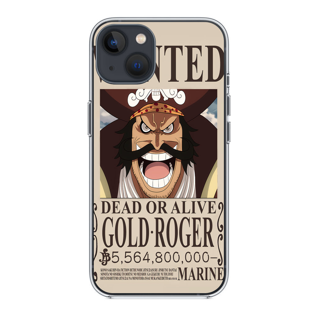 Gold Roger Bounty iPhone 13 / 13 mini Case