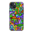 Abstract Colorful Doodle Art iPhone 13 / 13 mini Case