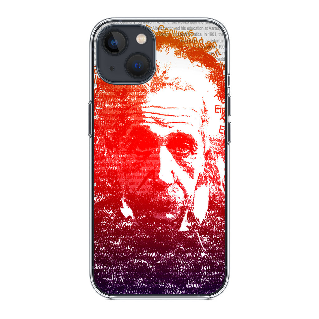 Albert Einstein Art iPhone 13 / 13 mini Case