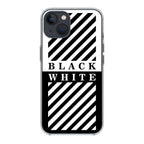 Black White Stripes iPhone 13 / 13 mini Case