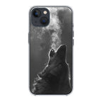 Howling Wolves Black and White iPhone 13 / 13 mini Case