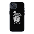 Skeleton Rides Scooter iPhone 13 / 13 mini Case