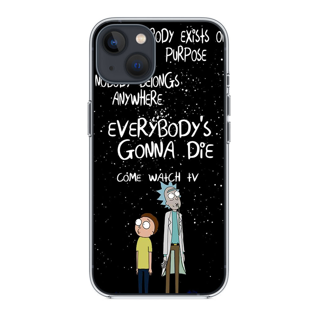 Rick And Morty Quotes iPhone 13 / 13 mini Case