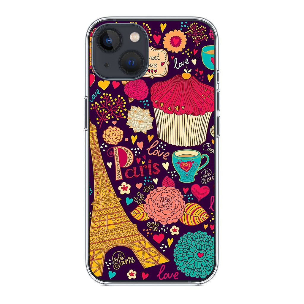 Vintage Love In Paris iPhone 13 / 13 mini Case