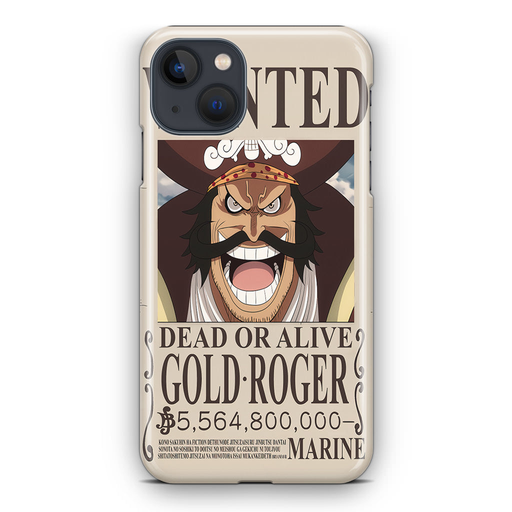 Gold Roger Bounty iPhone 13 / 13 mini Case