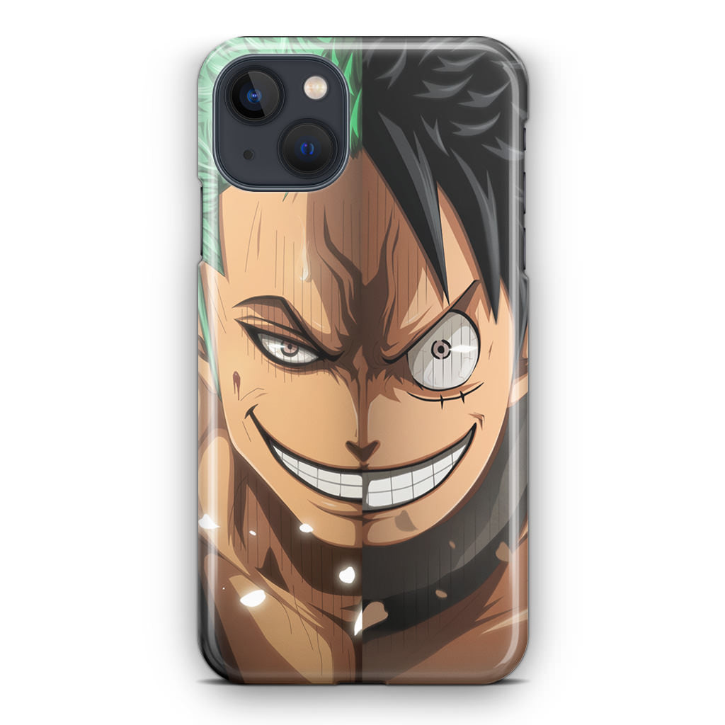 Luffy And Zoro Half Smile iPhone 13 / 13 mini Case