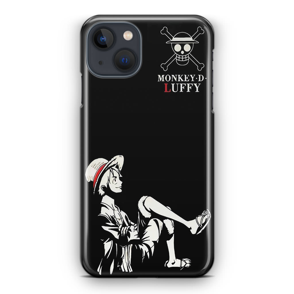 Monkey D Luffy Black And White iPhone 13 / 13 mini Case