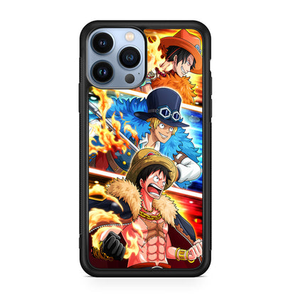 Ace Sabo Luffy iPhone 13 Pro / 13 Pro Max Case