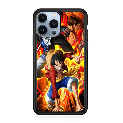 Ace Sabo Luffy Brotherhood iPhone 13 Pro / 13 Pro Max Case