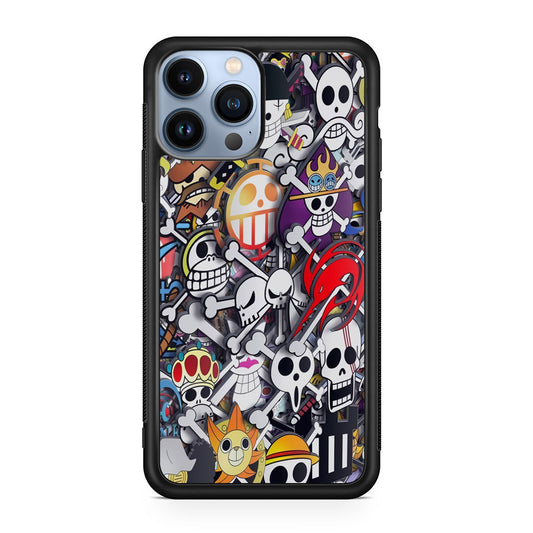 All Pirate Symbols One Piece iPhone 13 Pro / 13 Pro Max Case
