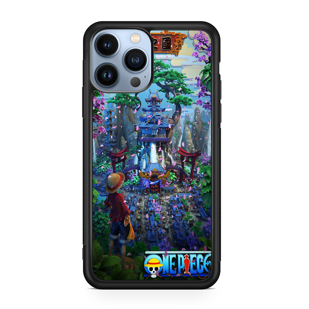 Flower Capital of Wano One Piece iPhone 13 Pro / 13 Pro Max Case