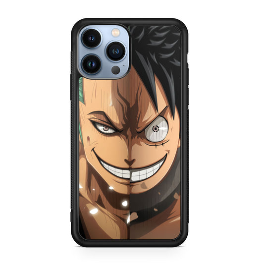 Luffy And Zoro Half Smile iPhone 13 Pro / 13 Pro Max Case