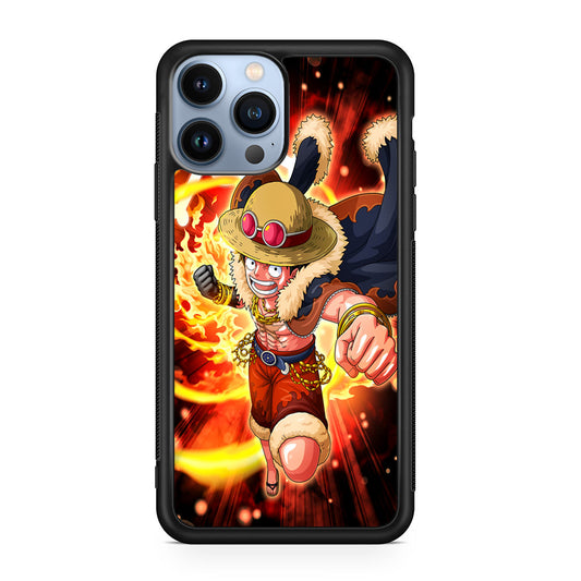 Luffy Red Hawk Punch iPhone 13 Pro / 13 Pro Max Case