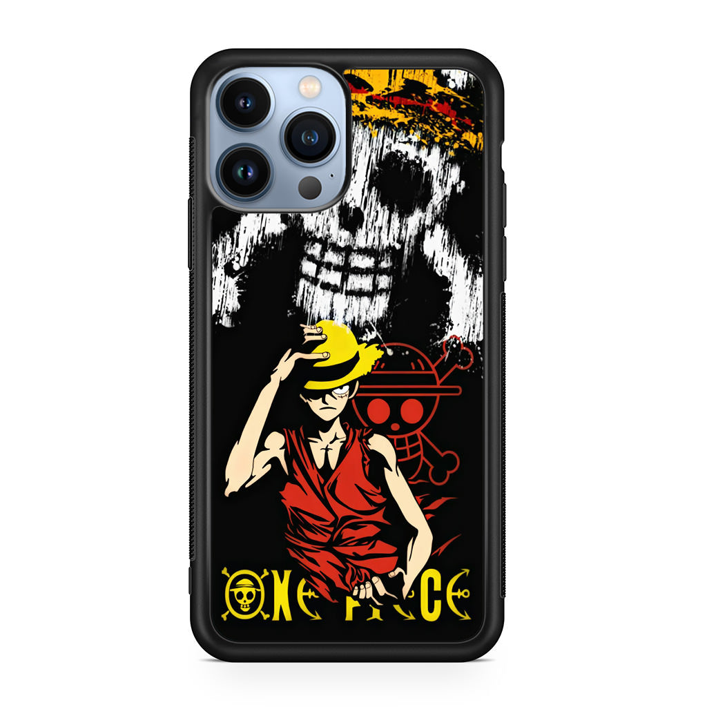Monkey D Luffy Paint Art iPhone 13 Pro / 13 Pro Max Case