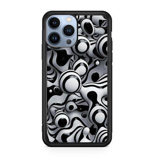Abstract Art Black White iPhone 13 Pro / 13 Pro Max Case