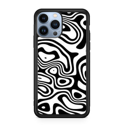 Abstract Black and White Background iPhone 13 Pro / 13 Pro Max Case