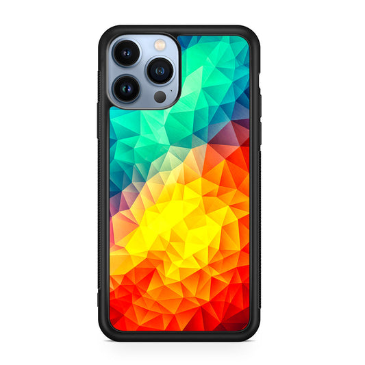 Abstract Multicolor Cubism Painting iPhone 13 Pro / 13 Pro Max Case