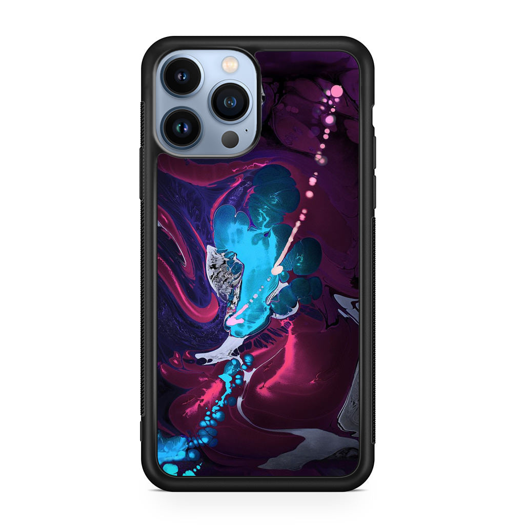 Abstract Purple Blue Art iPhone 13 Pro / 13 Pro Max Case