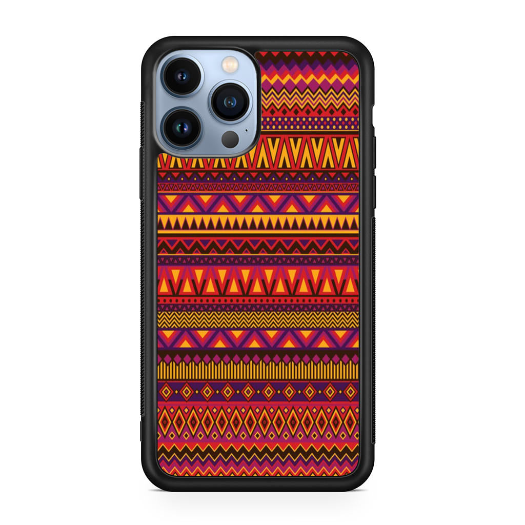 African Aztec Pattern iPhone 13 Pro / 13 Pro Max Case