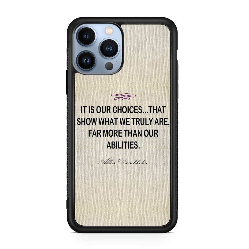 Albus Dumbledore Quote iPhone 13 Pro / 13 Pro Max Case