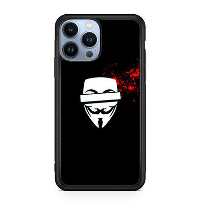 Anonymous Blood Splashes iPhone 13 Pro / 13 Pro Max Case