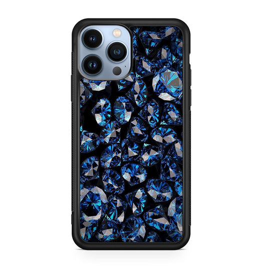 Blue Diamonds Pattern iPhone 13 Pro / 13 Pro Max Case